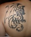 european dragon back tats